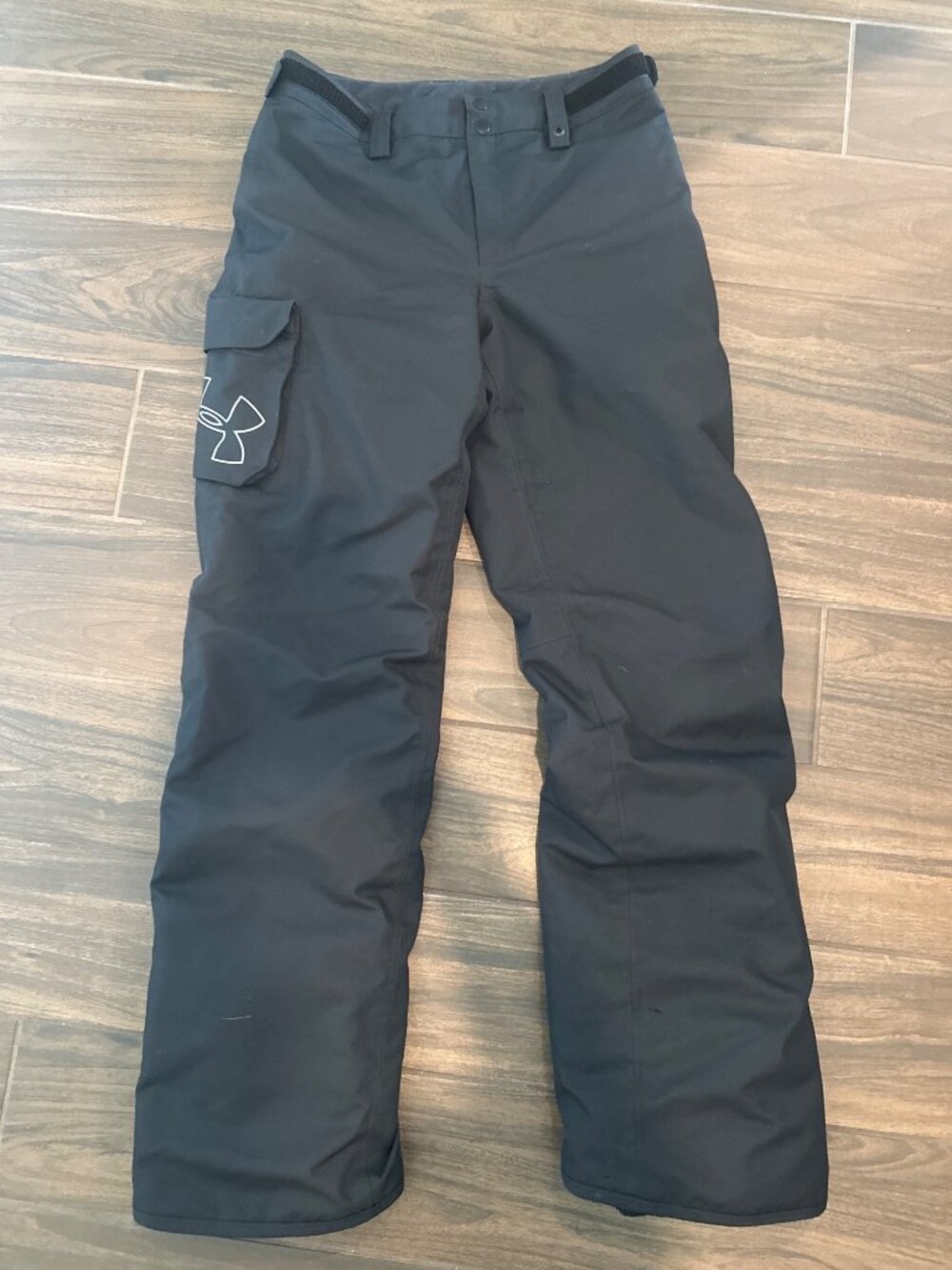 Under Armour Youth Large Black Snow Pants  Size 14/16 Unisex